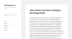 Desktop Screenshot of bowlingschuhe.com